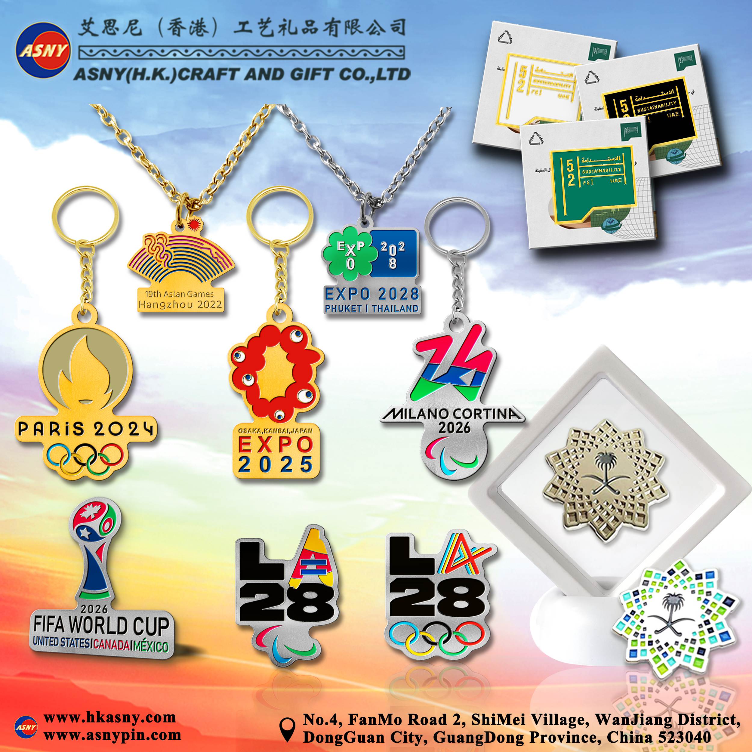 Catalog - Keychain & badge & pin & Olympic Design/Production/Make/Supply/Factory (2)