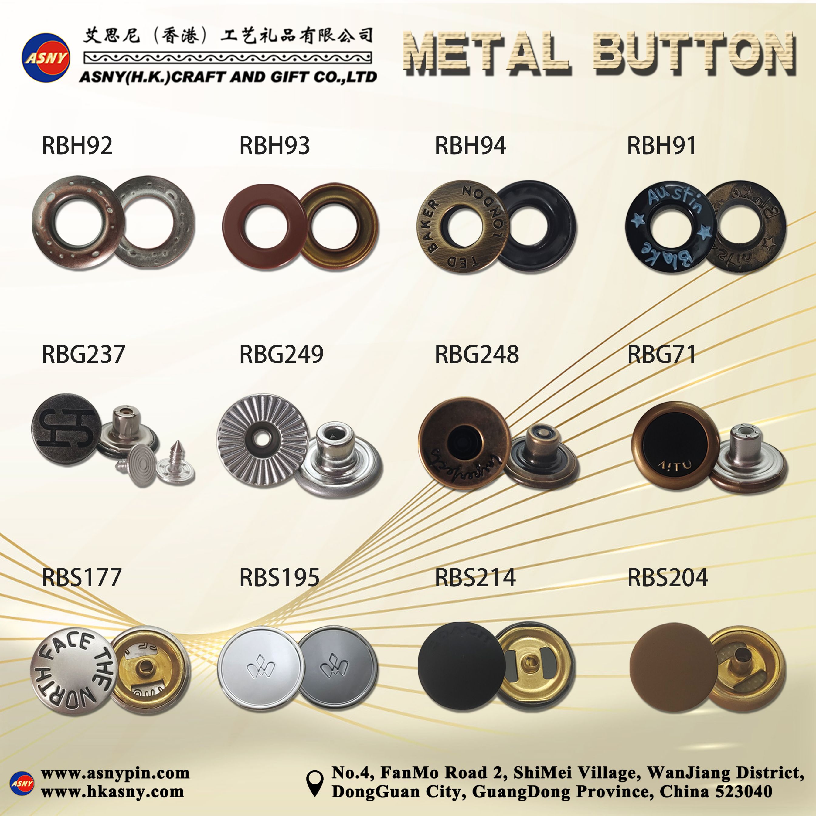 Catalog  - Accessory - Clothes/Shoes Metal Button Design/Production/Make/Supply/Factory (2)