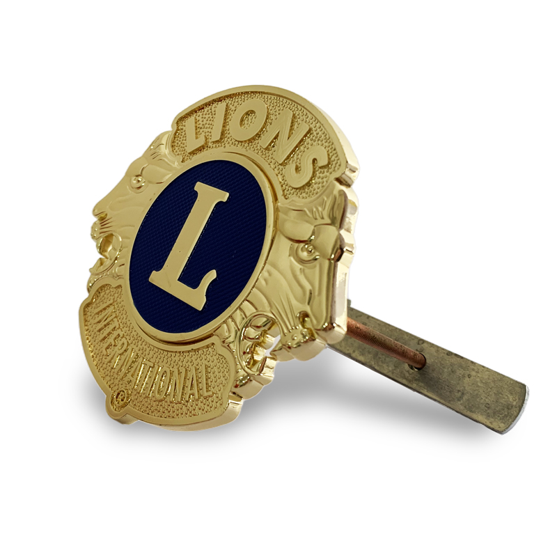 Lions Clubs International Logo Car Auto Grille Badge Emblem