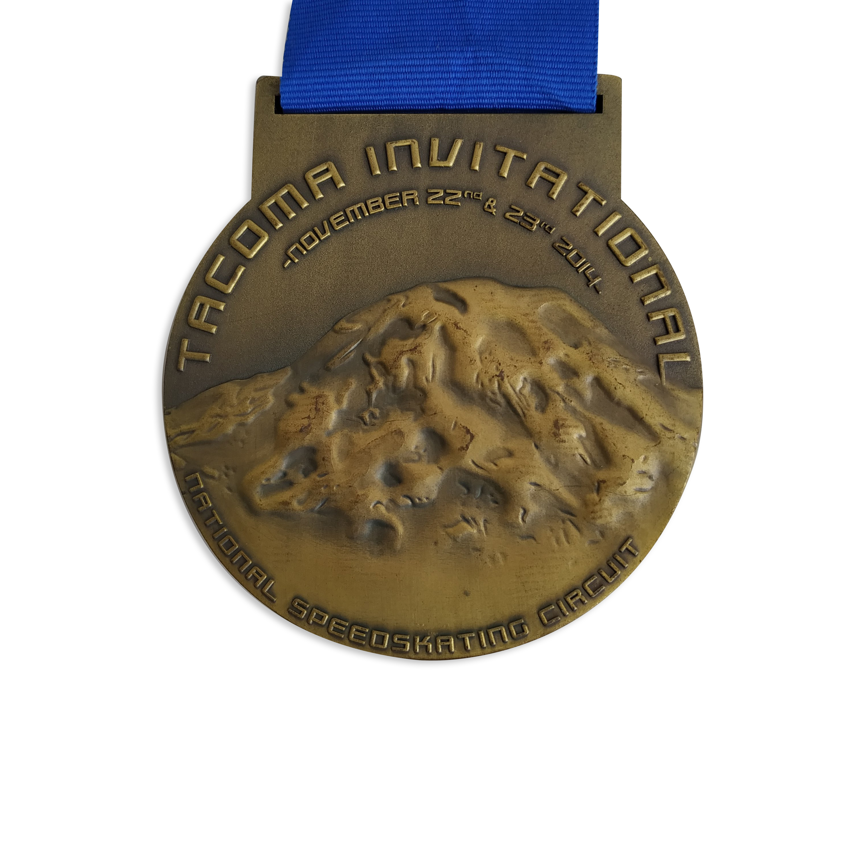 2014 USA Tacoma Speed Skating Sports Game Invitational Medal 3D Medallion