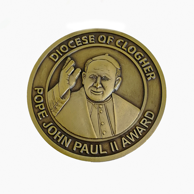 Diocese of Clogher Pope John Paul II Award Bronze Coin