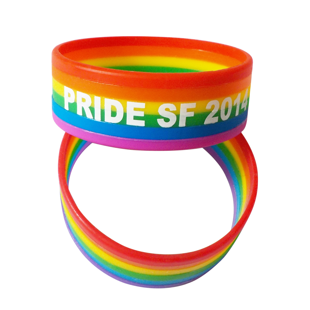 LGBT Pride Silicone Wristbands LGBT Bracelet