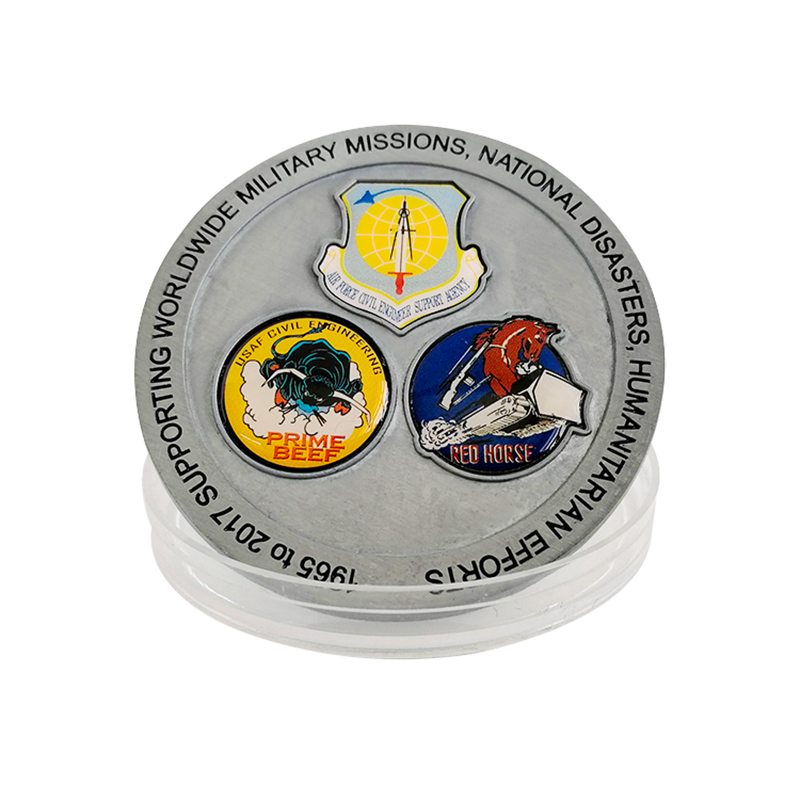 Vintage Honoring Decades of  Service: The 1965-2017 Die Cast Zinc Challenge Coin