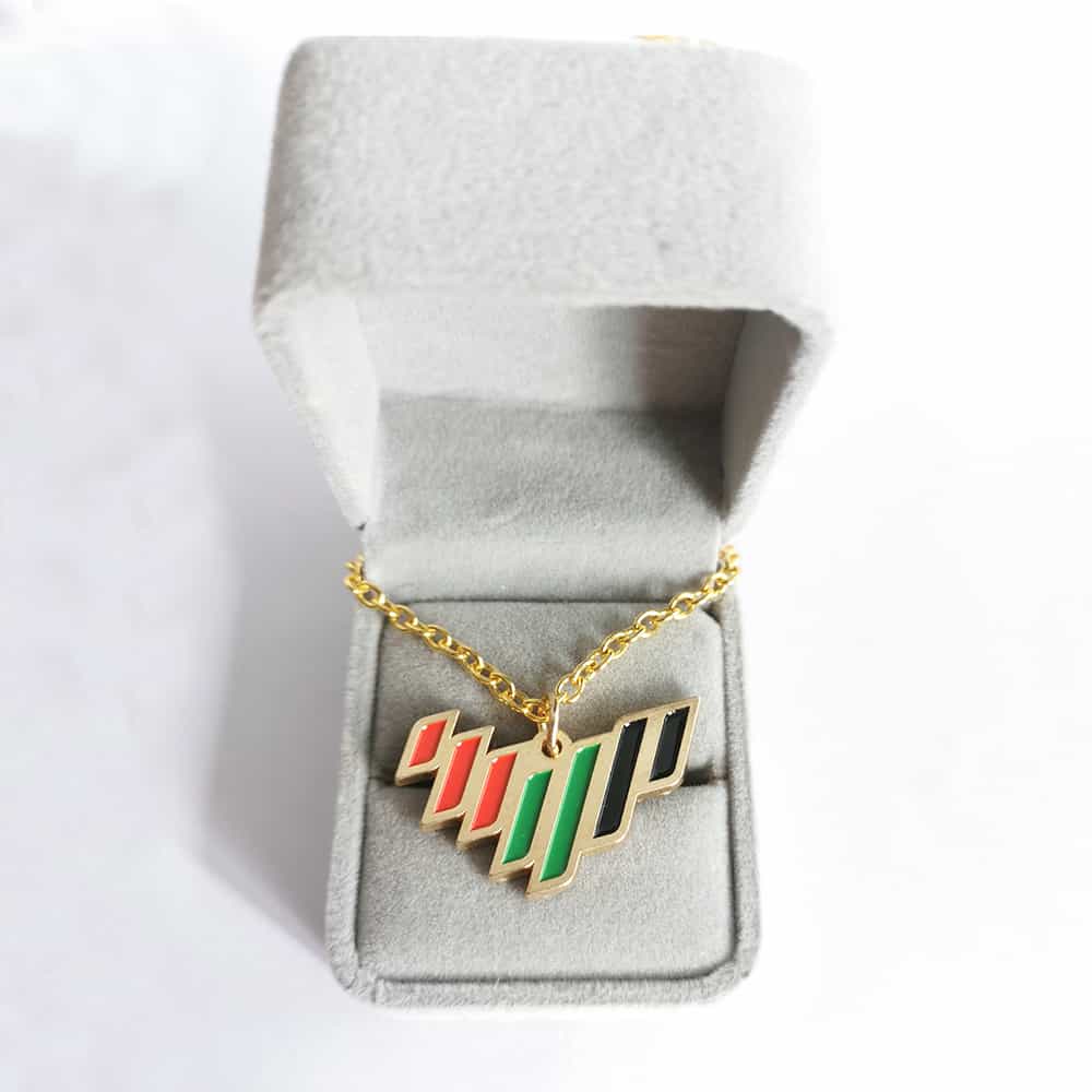 UAE National Brand Logo Necklace for Car Decoration Fashion Necklace Pendant Gifts