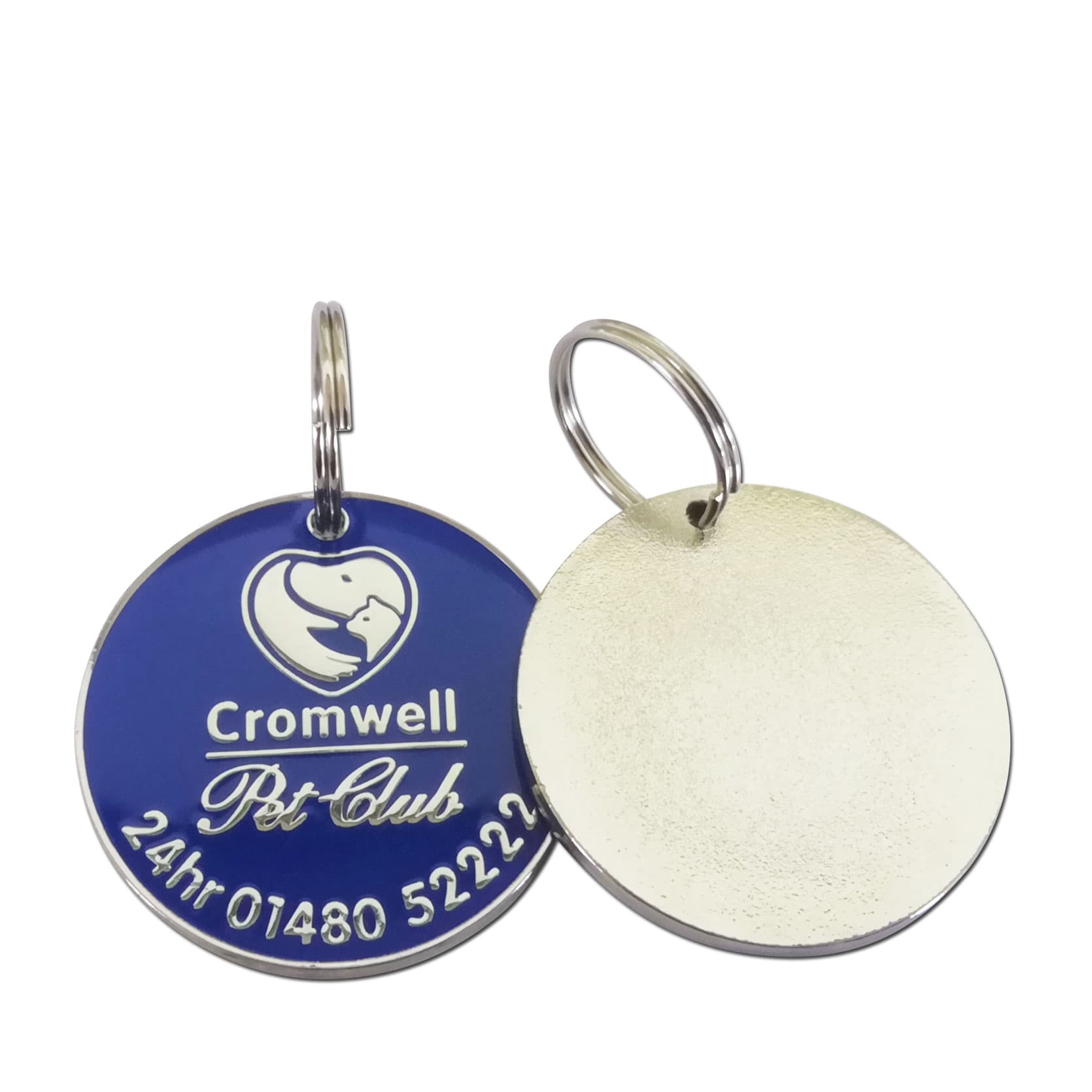 Customizable Logo Metal Tag and Pendant with Epoxy 