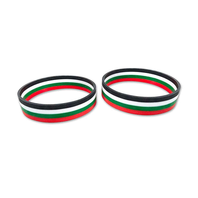 UAE National Day Wristband Silicone Flag Color Wristband