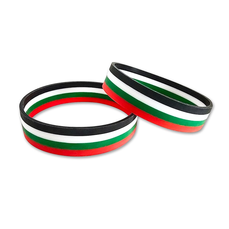 UAE National Day Wristband Silicone Flag Color Wristband
